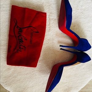 Christian Louboutin Purple Pumps